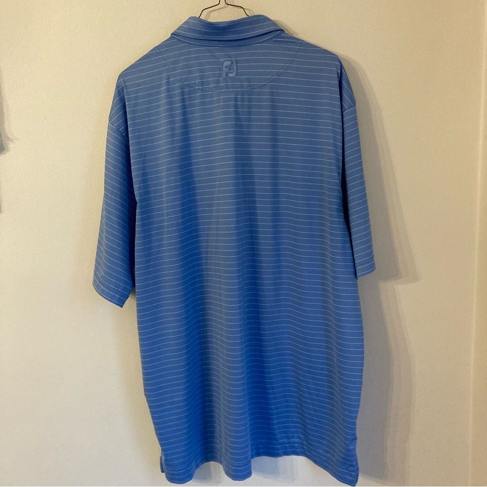 FootJoy Men’s blue striped golf polo size XL. - Picture 5 of 9